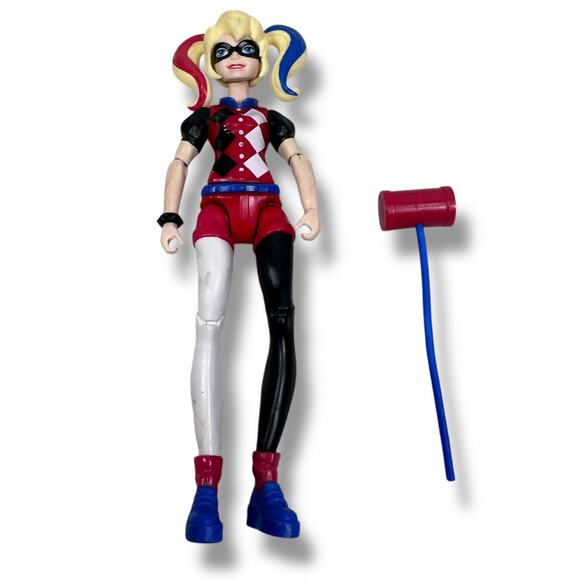 Mattel DC Comics Super Hero Girls Harley Quinn Action Figure 6" Collectable 2015 - Picture 1 of 5